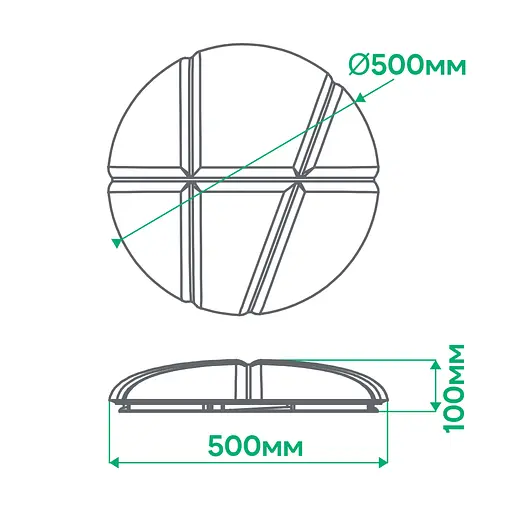 Світлодіодний світильник Ardero AL5000-4ARD BALLOON 72Вт - фото 2
