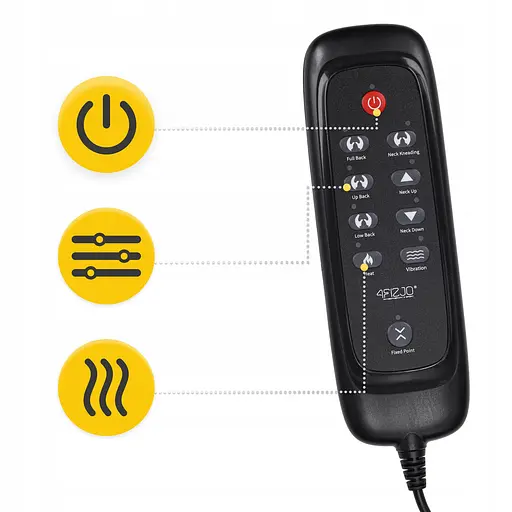 Массажная накидка 4FIZJO Ultra многофункциональная, с подогревом Brown (P-5905973404105) - фото 3