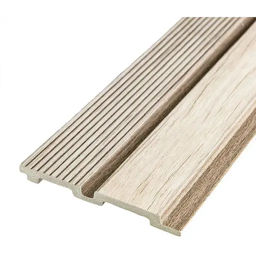 Рейка декоративна Wall Sticker PS 2900х120х12 мм Світле дерево SW-00001750