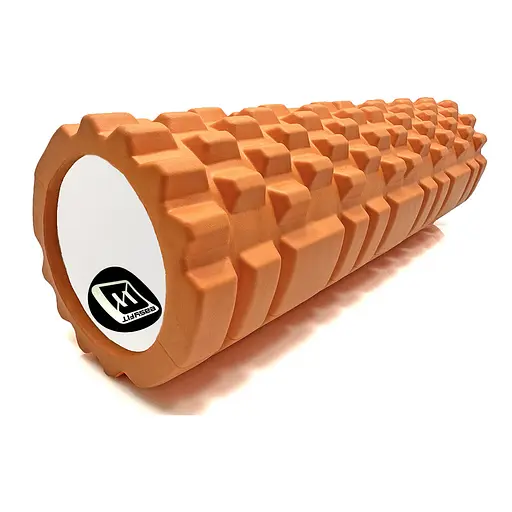 Массажный ролик EasyFit Grid Roller 45 см v.2.1 Оранжевый (EF-2027-OR) - фото 1