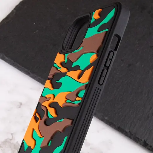 Чехол Epik TPU+PC Army Collection для Apple iPhone 13 Pro 6.1 Коричневый - фото 4