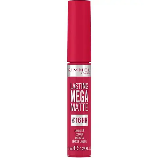 Рідка матова помада для губ Rimmel Lasting Mega Matte відтінок 910 Fuchsia Flush 7.4 мл - фото 2
