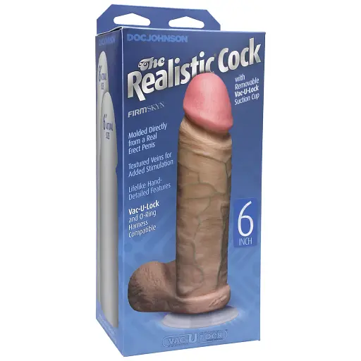 Фаллоимитатор Realistic Cock Ultraskyn 6 Inch 17.3 см телесный - фото 2