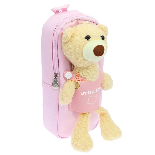 Пенал с игрушкой Медвежонок, 20x4x8.5 см, PVC (в ассортименте) - фото 2