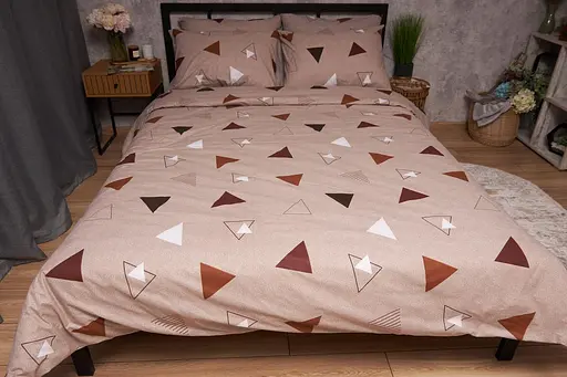 Комплект постельного белья Moon&Star Бязь Gold Люкс Delta King Size 220x240 наволочки 4х70х70 - фото 5