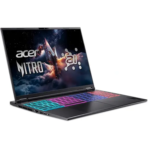 Ноутбук Acer Ігровий 16'' Nitro 16S AI AN16S-61,IPS,Al 7 350 50GHz,16GB DDR5,1TB - фото 10