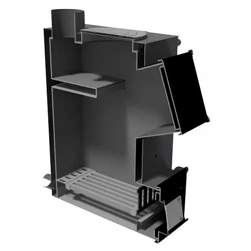 Твердопаливний котел Zubr Classic плита 15 кВт - фото 4