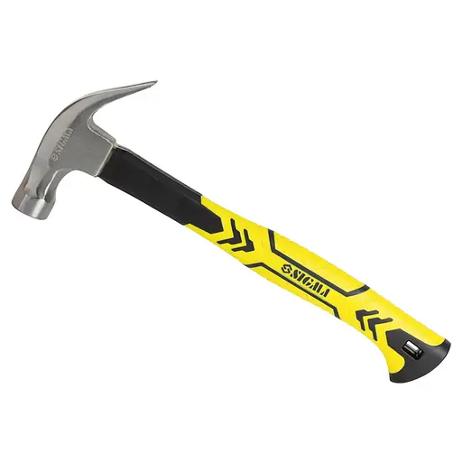 Молоток-гвоздодер Sigma 450г фибергласовая ручка (магнит) 4315011 - фото 1