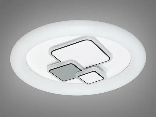 Багатофункціональний, стильний світлодіодний світильник, 50 Вт, білий - фото 4