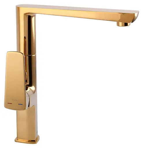 Змішувач для кухні Topaz Lexi TL-21401-H57-AU Золотий - фото 4