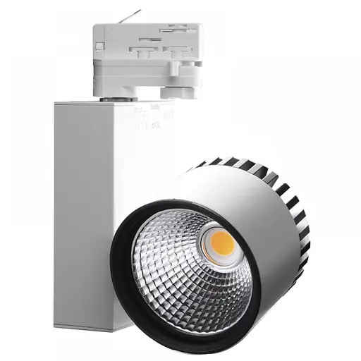 Светильник трековый поворотный LED 401/34W WW COB WH Brille L105-012