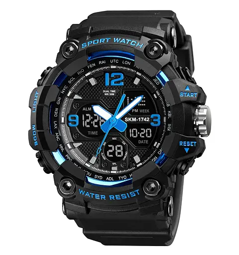 Skmei 1742 Black-Blue SALE