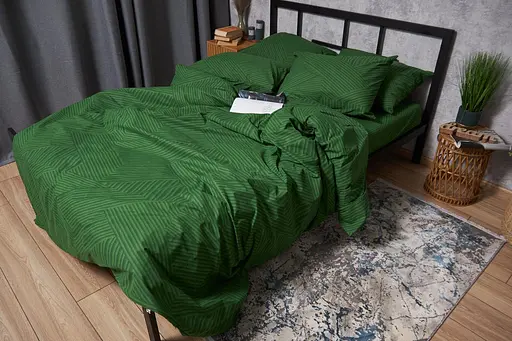 Комплект постільної білизни Moon&Star Бязь Gold Люкс Pickle King Size 220x240 наволочки 4х50х70 - фото 6