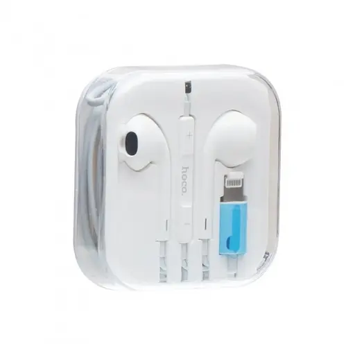 Навушники Hoco L7 Original Plus series lightning converse earphone 1.2 м White - фото 2