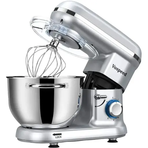 Кухонный комбайн Vospeed планетарный тестомес 1500 Вт SM-1507x 7 л Grey