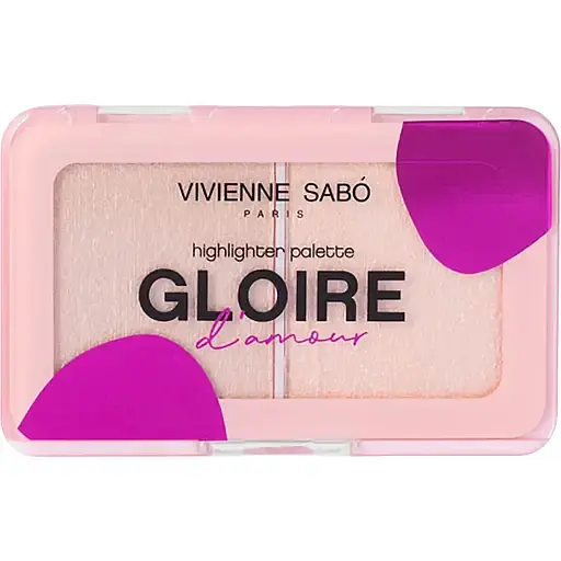 Палетка хайлайтеров Vivienne Sabo Gloire D'amour №02, 6 г (8000019905790) - фото 1