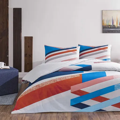 Постільна білизна Freya Blue Фланель / простирадло на резинці Tac pbe0051638 - фото 1