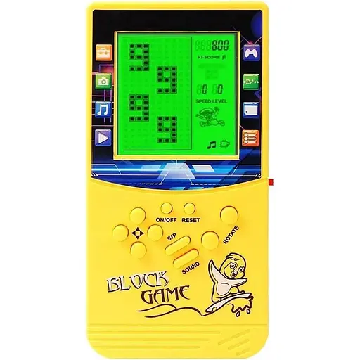 Ретро консоль CZT встроенная классическая ностальгическая головоломка Зеленый свет большой экран 999