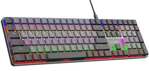 Клавиатура GamePro MK145R Red Switch Low Profile Dark Gray (MK145R) - фото 2