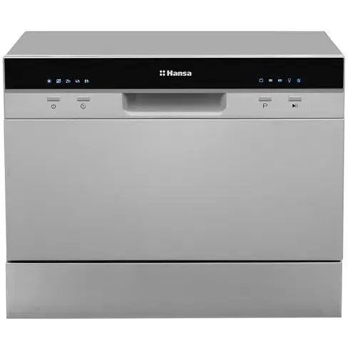 Посудомоечная машина Hansa Hansa настольная, 6 комплектов A+, 55 см, дисплей, серебристый