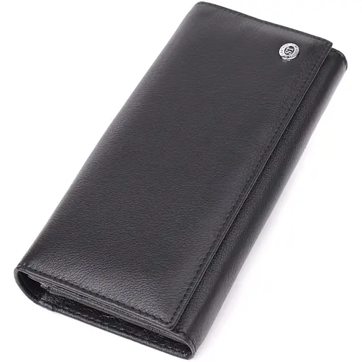 Солідний жіночий гаманець із натуральної шкіри ST Leather 19х9х3 см acs0029653 - фото 1