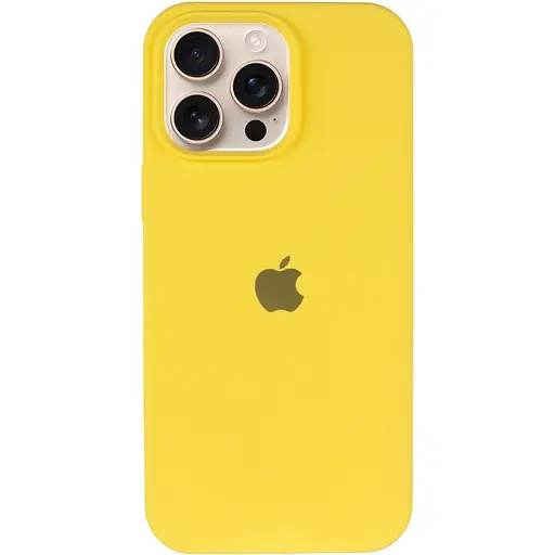 Чохол Epik Silicone Case Full Protective AA для Apple iPhone 15 Pro 6.1 Жовтий/Yellow - фото 2