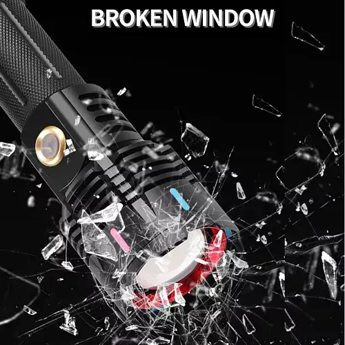 Ручной мощный фонарь PLD G25-TG zoom + Type-C + Power Bank 1х26650 (3хААА) 5 режимов - фото 7