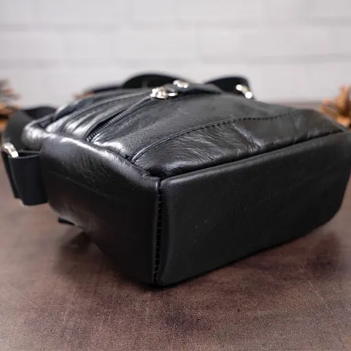 Сумка кожаная мужская SHVIGEL 15х13х7 см sum0012466 - фото 8