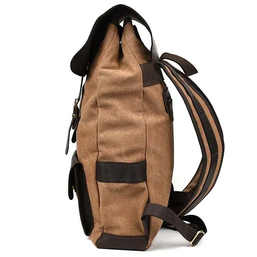 Шкіряний чоловічий рюкзак TARWA 42х33х12 см nsa0001347 - фото 5