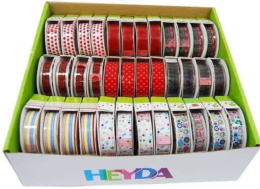 Набір дизайн. скотча Літо 1,5см 10м 9диз. 36шт