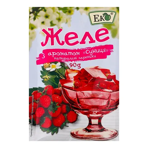 Желе Эко Земляника 90 г