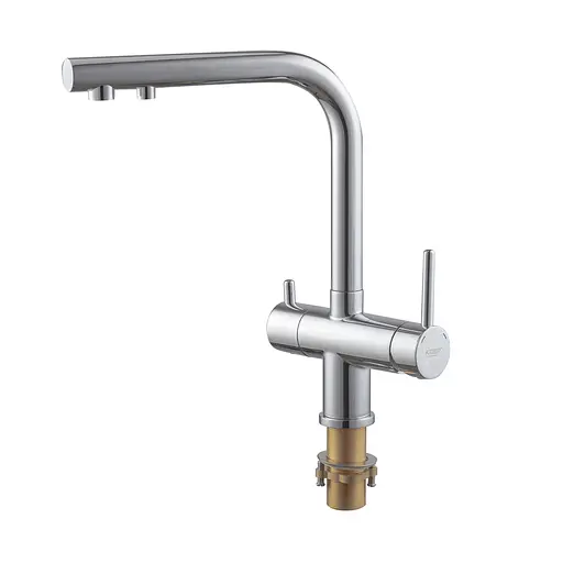 Змішувач для кухні на дві води Koer KB-72001-01 KR3391 Хром - фото 4