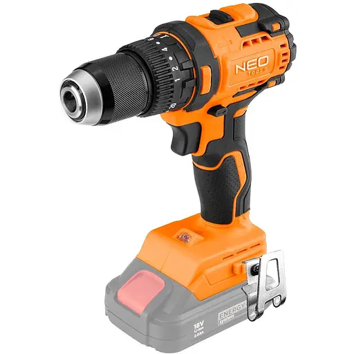 Шурупокрут-дриль акумуляторний Neo Tools Energy+ 18В безщітковий 95 Нм 0-320 0-1700 об/хв 1.2 кг без АКБ та ЗП