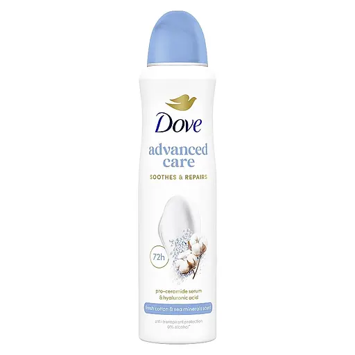 Дезодорант-антиперспірант Dove Advanced Care Fresh Cotton & Sea Minerals 150 мл (8720181811531)
