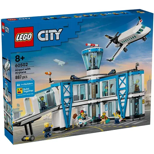 Конструктор LEGO City Аеропорт із літаком 887 деталей (60502)  - фото 10