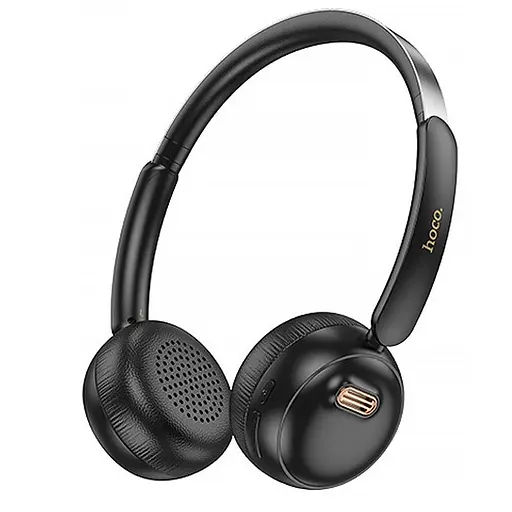 Беспроводные блютуз наушники Hoco W62 Verso Retro Black - фото 1
