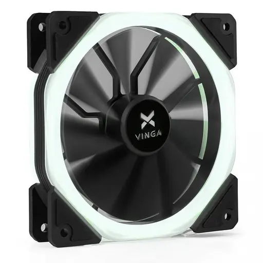 Вентилятор Vinga LED FAN-02 WHITE (LED fan-02) - фото 1