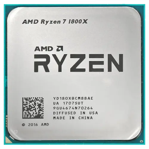 Процесор AMD Ryzen 7 1800X 3.6-4.0 GHz AM4, 95W Б/В