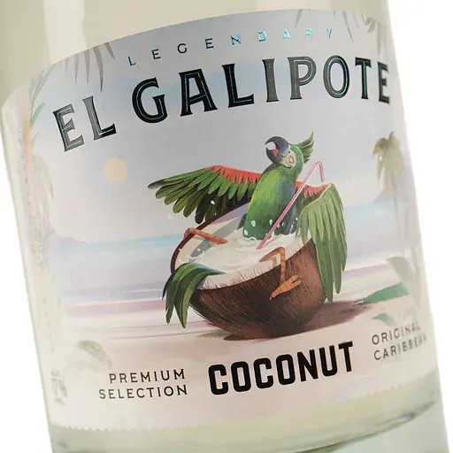 Ликер El Galipote Coconut 17% 0.7 л - фото 5