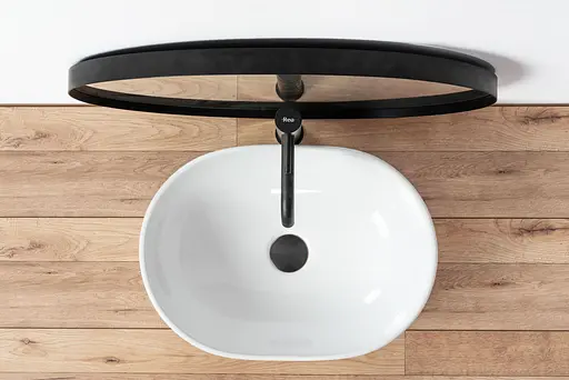 Умывальник Rea Amelia 48 накладной белый REA-U0416, Белый - фото 4