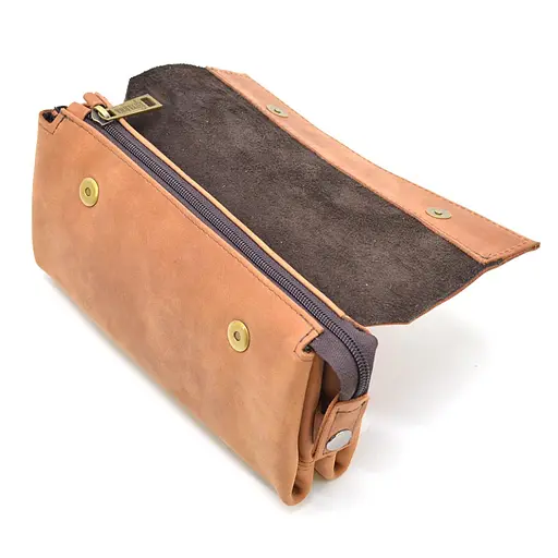 Чоловіча шкіряна сумка TARWA 23.5х14.5х4 см sum0026081 - фото 4