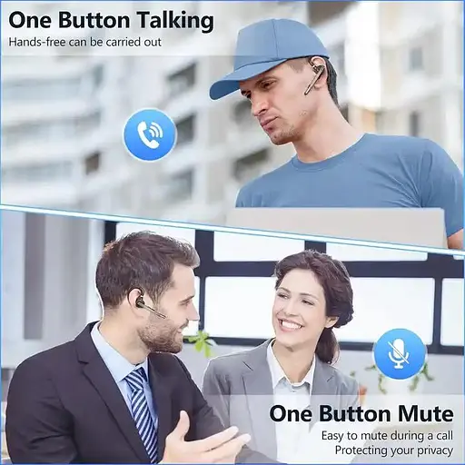 Беспроводная бизнес гарнитура G9 с микрофоном и шумоподавлением Bluetooth гарнитура для офиса - фото 4