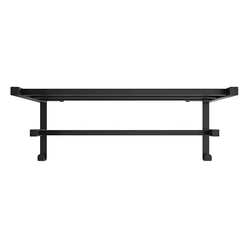 Навісна полиця для рушників HF Sheffield проф. 520x284 3.0.1202.13.BM, Чорний матовий - фото 2