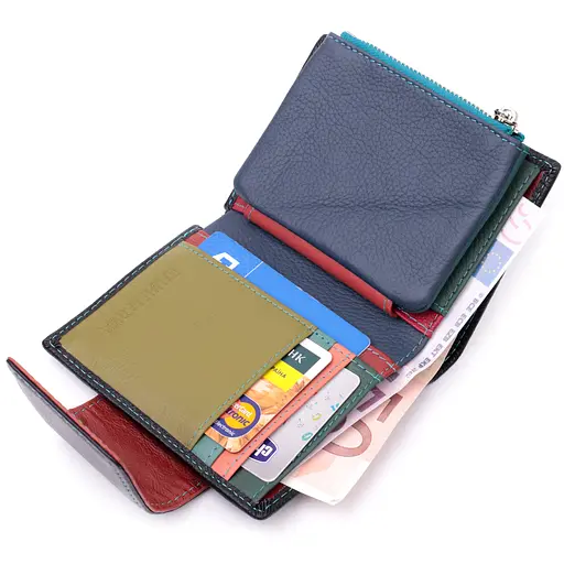 Жіночий шкіряний гаманець ST Leather 9х12х1.5 см acs0028361 - фото 5