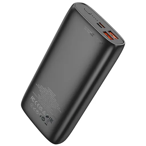 Портативний ЗП Power Bank Hoco J122A Respect 22.5W+PD20W 20000 mAh Black - фото 7