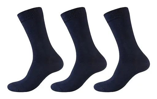 Набор теплых махровых термоносков 3, 41-43, Синий - фото 1