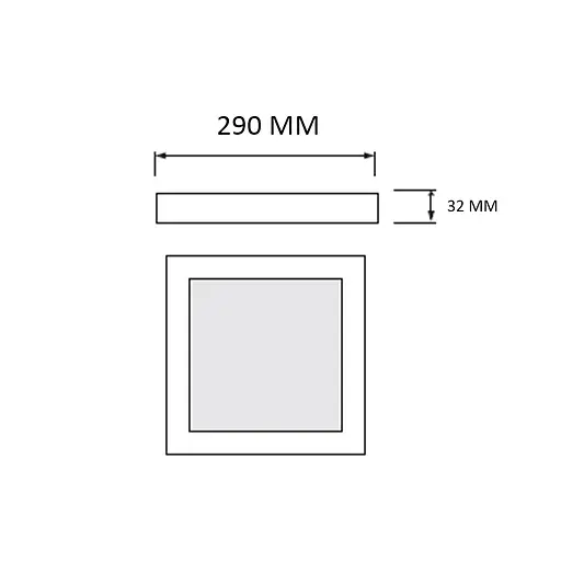Світильник накладний Horoz Electric Selena-36W 3CCT - фото 2