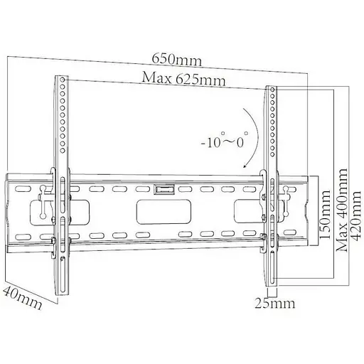 Настінне кріплення X-Digital Steel ST415 Black - фото 2