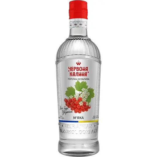 Горілка Червона Калина М'яка 40% 0.5 л