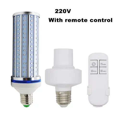 Бактерицидна лампа UV-C 220V E27 254nm 60W Ультрафіолетова - фото 3